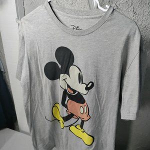 Disney Mickey Mouse Big Center Graphic Men's Short Sleeve T-Shirt Size L